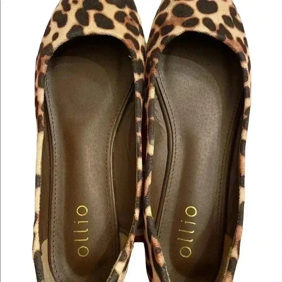 New Without Box Cheetah Print Flats Size 8 - Picture 2 of 5
